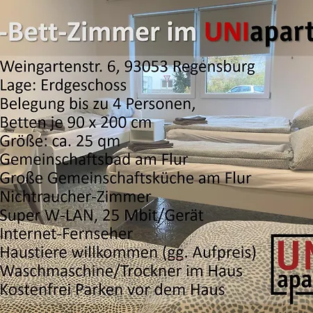 Aparthotel Uniaparts Ratisbona
